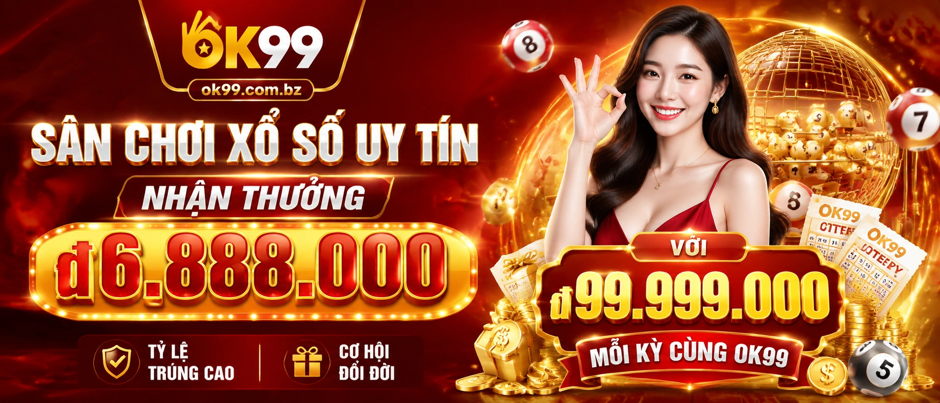 Liên hệ OK99 Casino, Live Casino, Nổ Hũ, Bắn Cá 2 ok99 livecasino banner 2